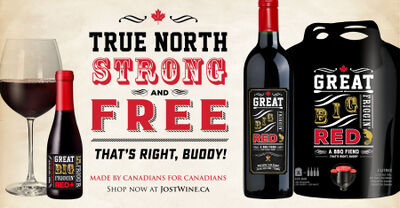 Great Big Friggin' Red Wine - made by Canadians for Canadians