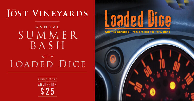 Jost Summer Bash with Loaded Dice 2024. Tickets $25. Event is 19+