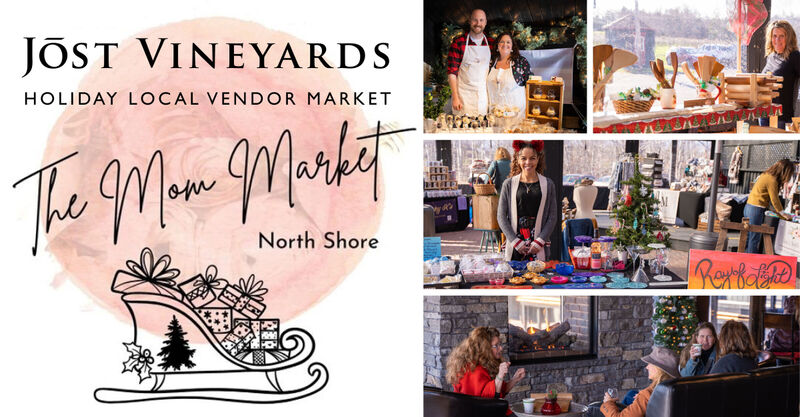 Local Holiday Vendor Market, organized by The Mom Market North Shore hosted at Jost Vineyards