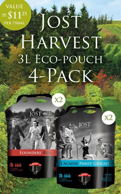 Jost Harvest 3L Eco-pouch 4-Pack