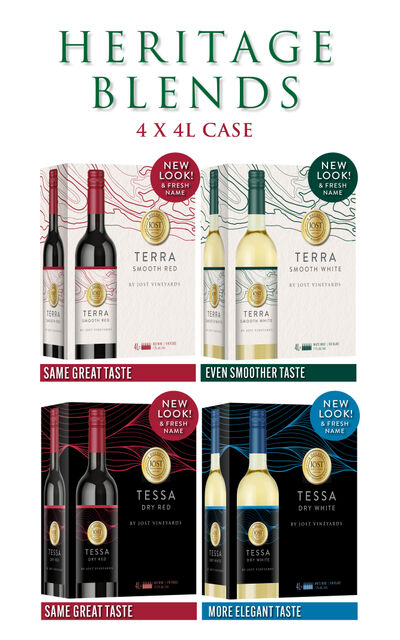 Jost Terra and Tessa Heritage Wine 4 x 4L Case