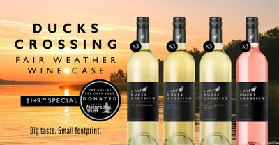 Ducks Crossing Fair Weather Wine Case