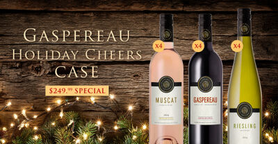 Gaspereau Holiday Cheers Wine Case | 12 x 750ml bottles