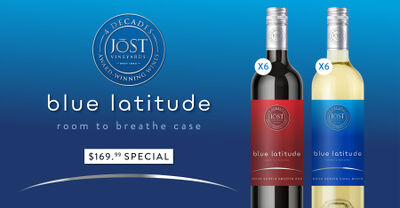 Jost Blue Latitude Room to Breathe Case of Red and White