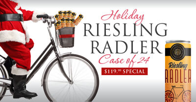 Gaspereau Vineyards Holiday Riesling Radler Case of 24 x 250ml cans